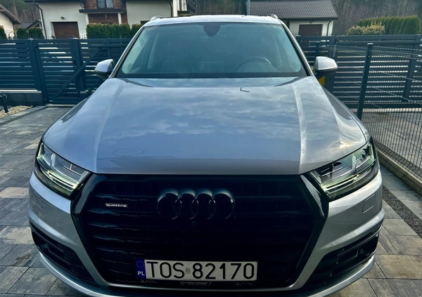 Audi Q7 cena 157000 przebieg: 94900, rok produkcji 2018 z Warszawa małe 211